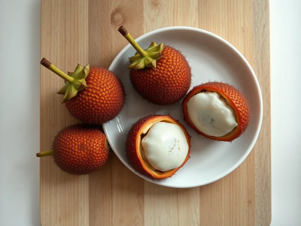 rambutan — Keep these exotic fruits fresh and firm in your refrigerator.