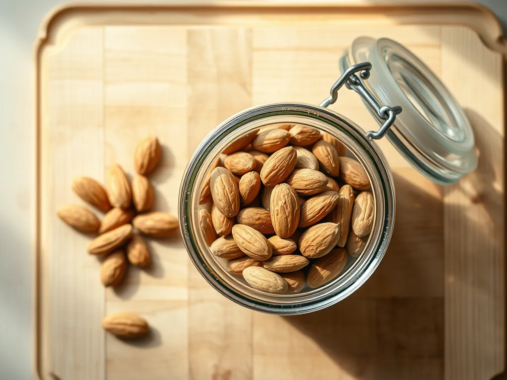 raw-almonds — Keep your snacks crunchy and safe in the pantry.