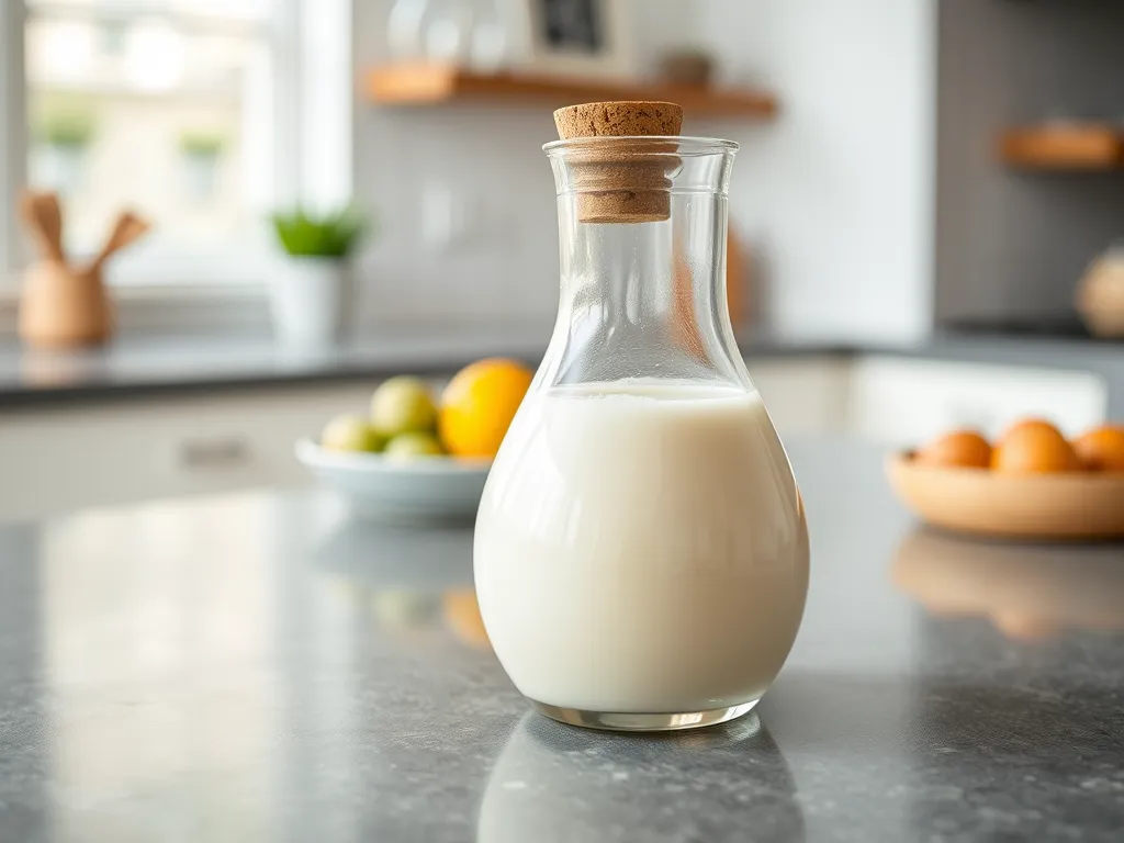 raw-milk — Guide to maintaining quality and safety of raw milk in the refrigerator.