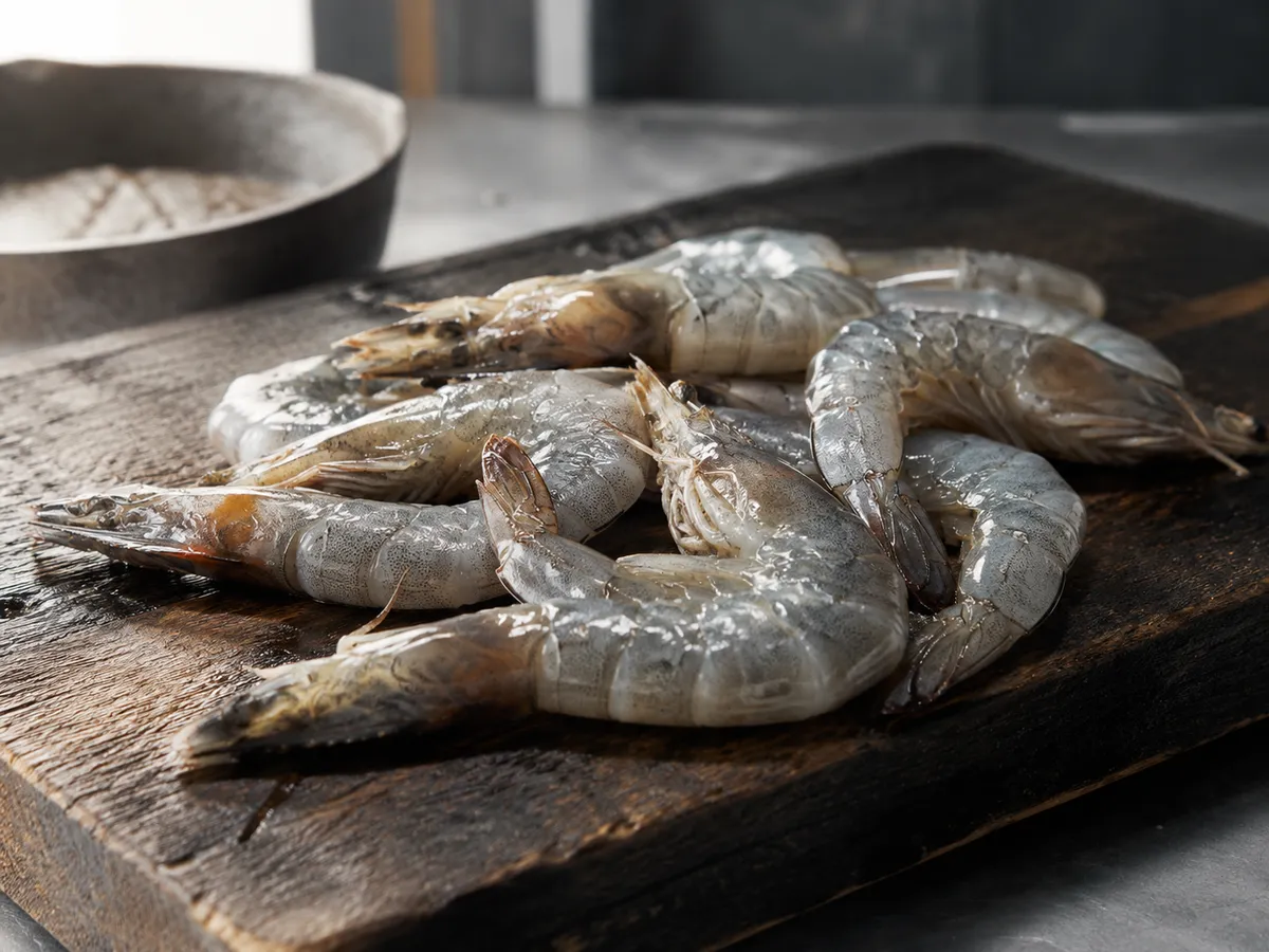 raw-shrimp — Raw shrimp lasts 1–2 days refrigerated or up to 6 months frozen — here's how to do both right.