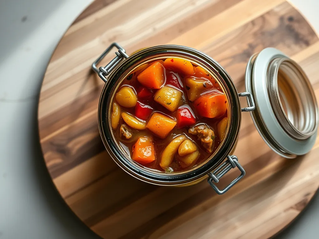 relish — Keep your pickles and peppers crisp with proper refrigeration.