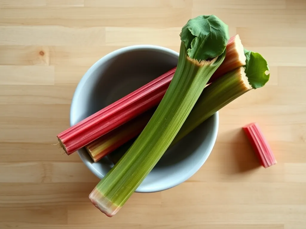 rhubarb — How long rhubarb stays usable and when to toss it