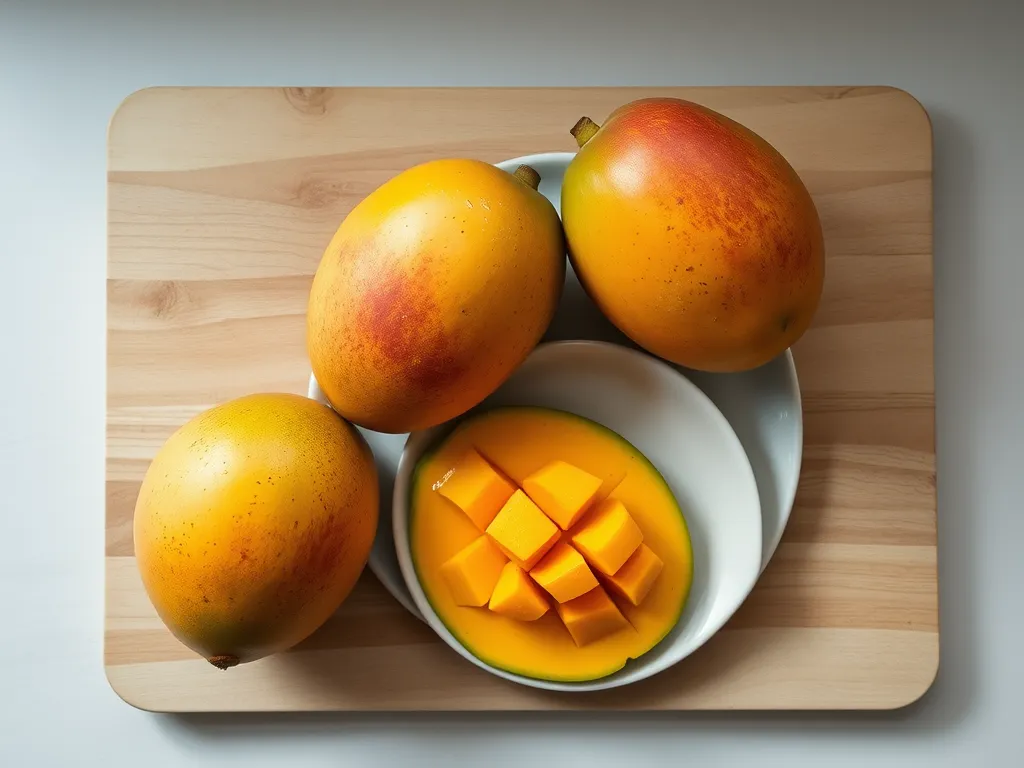 ripe-mangoes — Keep your tropical fruit fresh and flavorful for peak snacking.