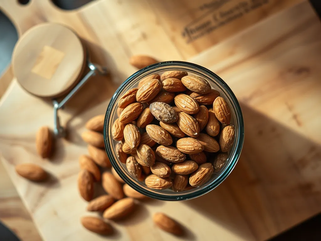roasted-almonds — Signs of staleness and rancidity in your pantry's roasted almonds.
