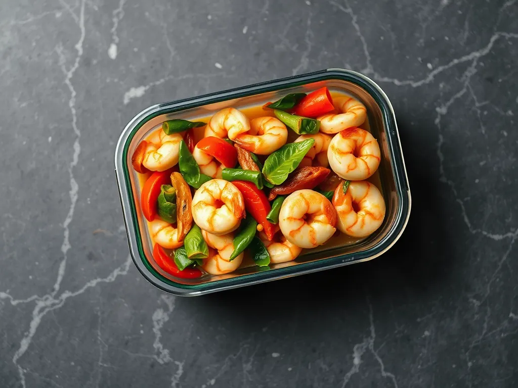 Keep your leftover shrimp stir-fry fresh and safe for the best flavor.