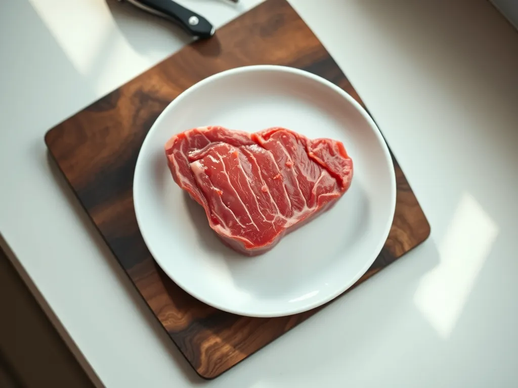 sirloin-steak — Raw sirloin steak is not pantry-safe; time at room temperature stays very short.