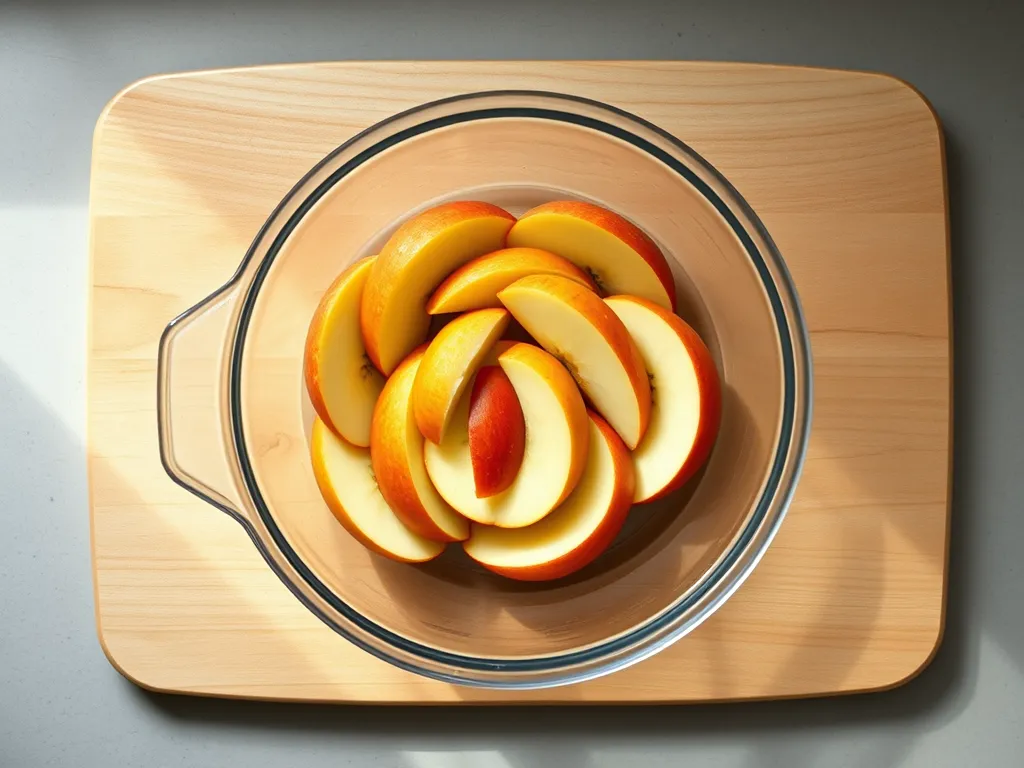 sliced-apples — Cool storage slows browning and keeps slices crisp longer.