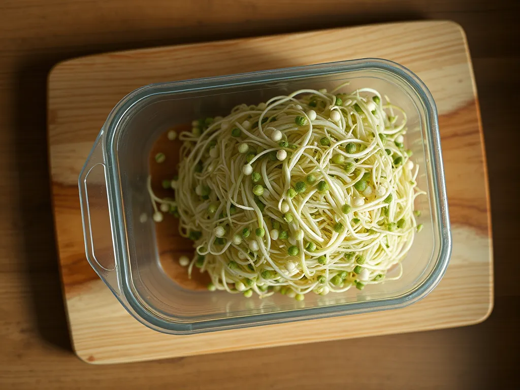 soy-sprouts — Keep your soy sprouts fresh and crunchy for maximum flavor.