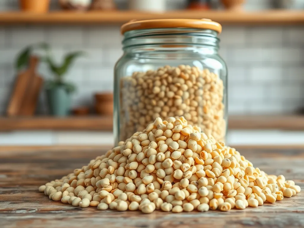 split-peas — Keep your split peas fresh and dry in the pantry.