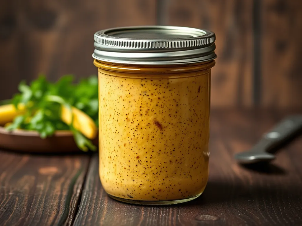 stone-ground-mustard — Keep your condiment jar fresh for up to a year in the fridge.