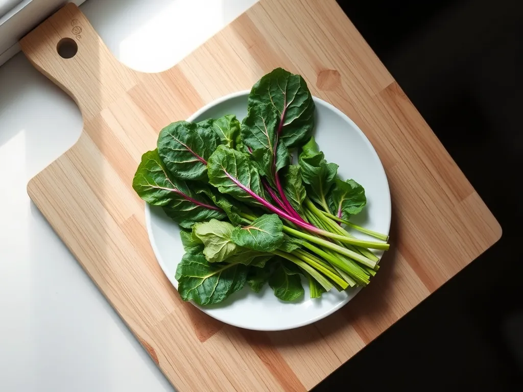 swiss-chard — Identifying the signs of freshness and spoilage in leafy greens.