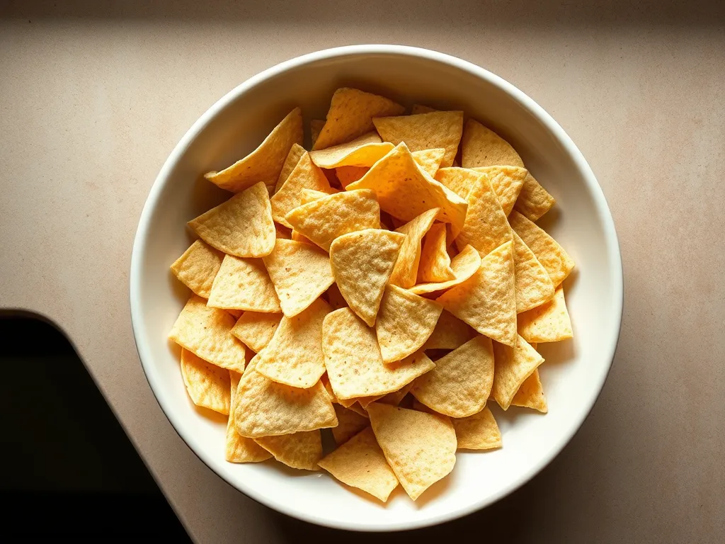 tortilla-chips — Crunchy chips can hold up well when frozen, if moisture stays away.