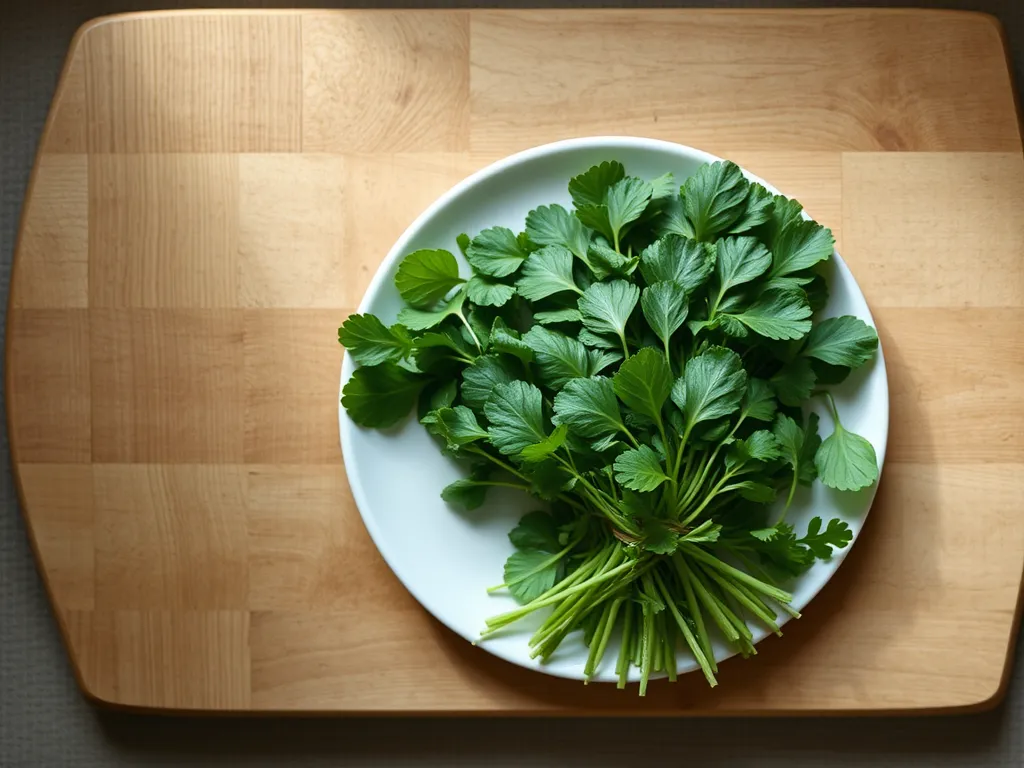 watercress — Master the art of preserving this peppery green's crisp texture and vibrant flavor.