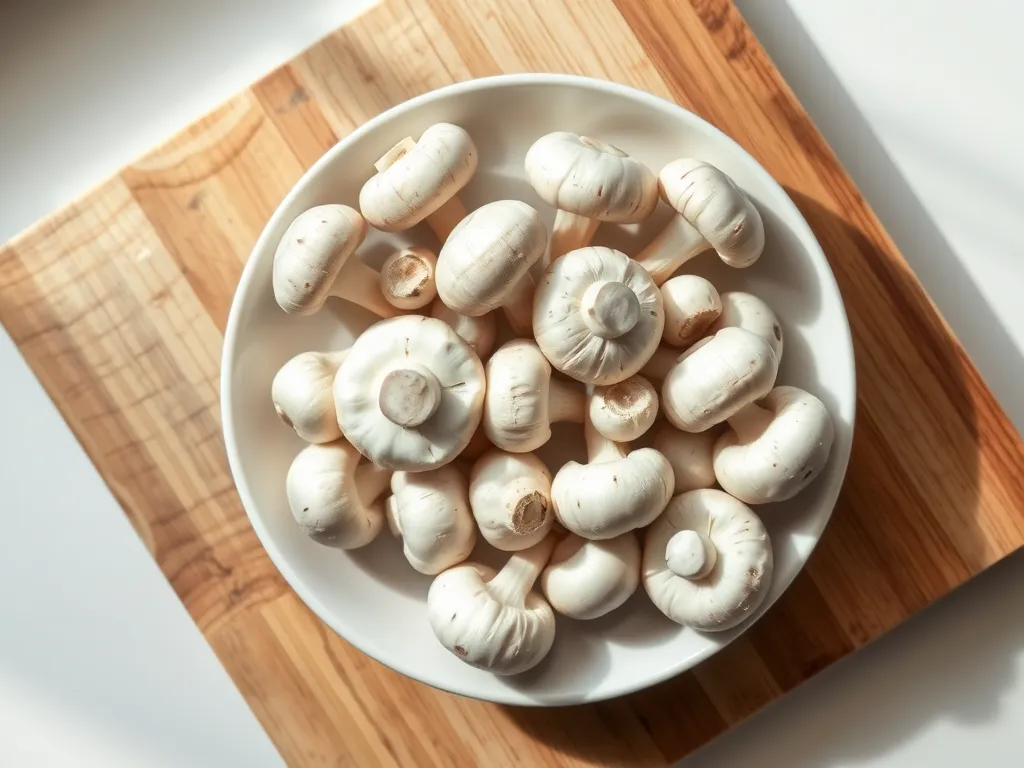 white-button-mushrooms — Keep your earthy favorites fresh and firm in the fridge.
